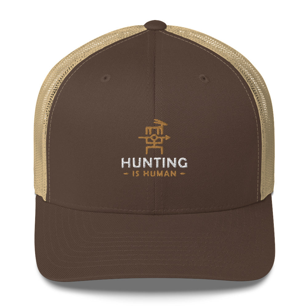 Hunting is Human Trucker Cap