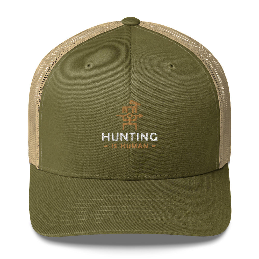 Hunting is Human Trucker Cap