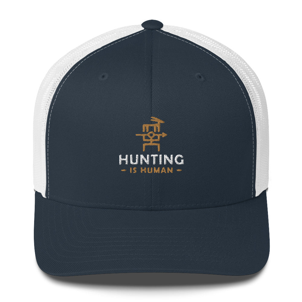 Hunting is Human Trucker Cap