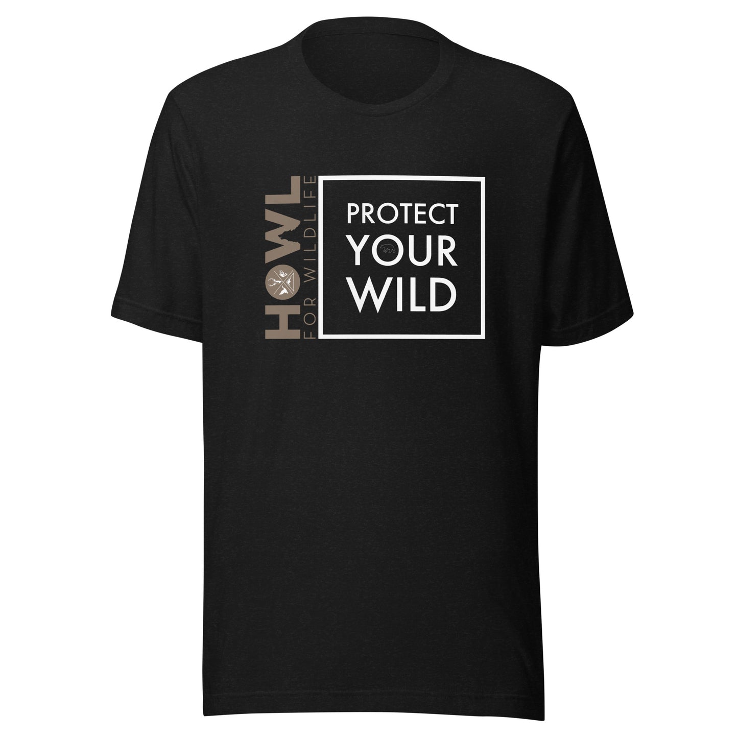 Protect Your Wild - White Text -Unisex t-shirt