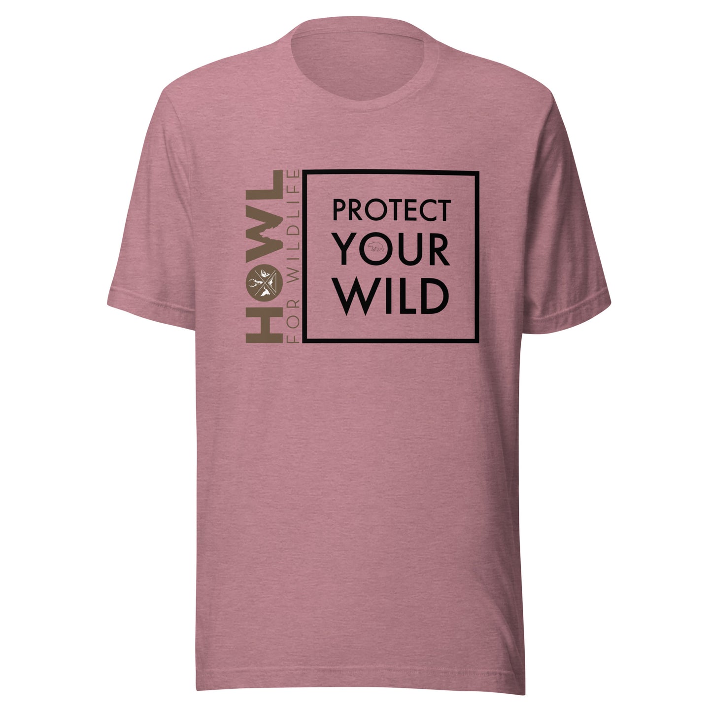 Protect Your Wild - Black Text - Unisex t-shirt