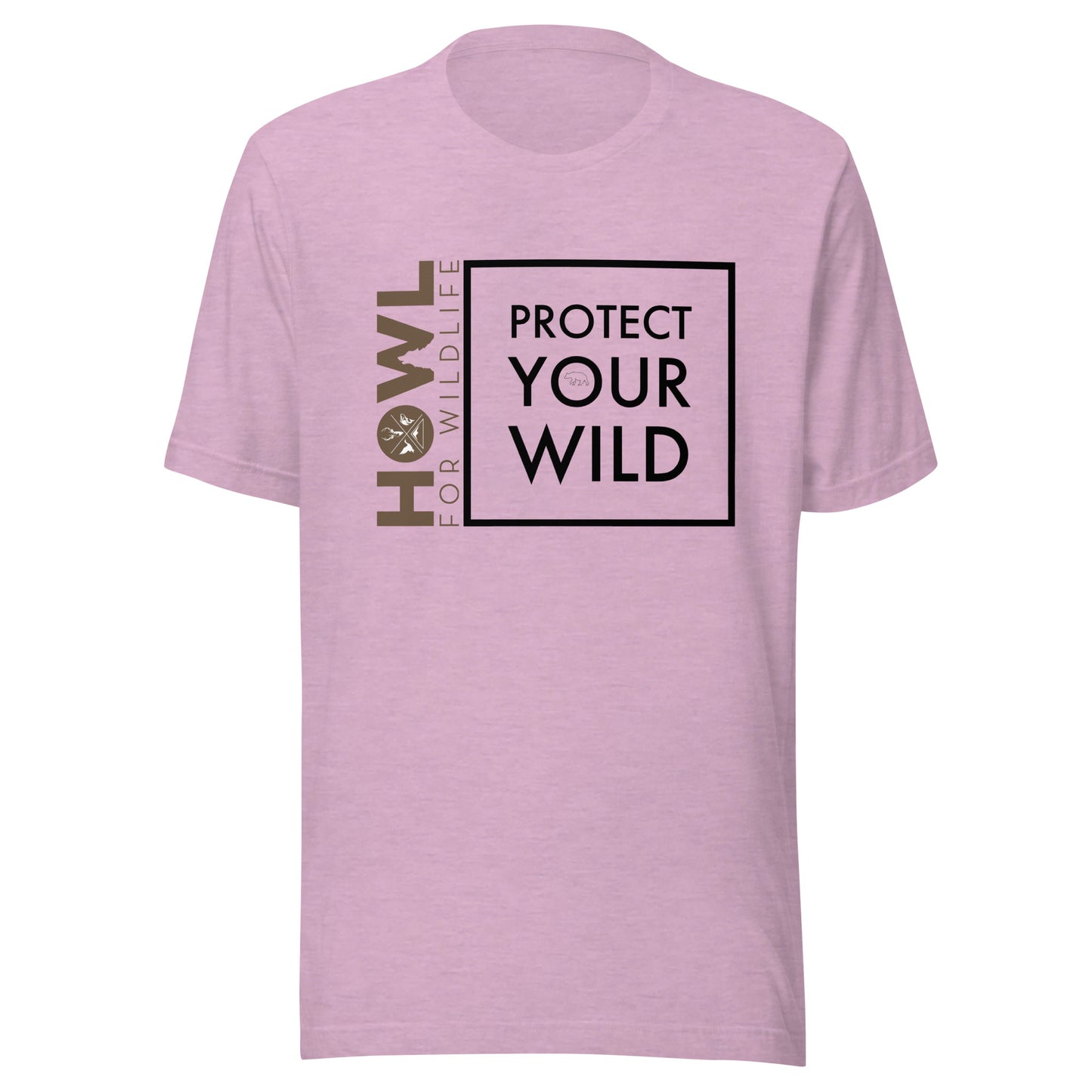 Protect Your Wild - Black Text - Unisex t-shirt