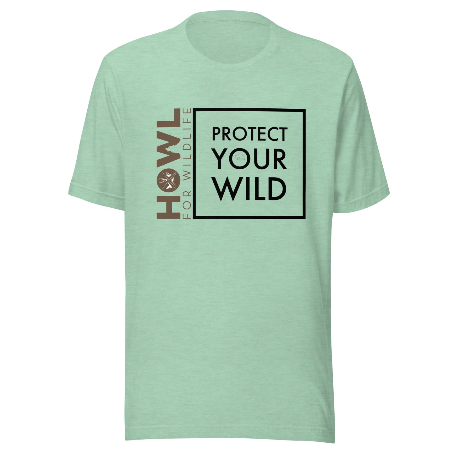 Protect Your Wild - Black Text - Unisex t-shirt